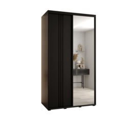 Cannes VII Sliding Door Wardrobe 130cm - White 130cm - thumbnail 3