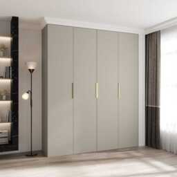 Como IV Hinged Door Wardrobe 200cm - Cashmere 200cm