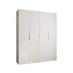Como IV Hinged Door Wardrobe 200cm - Cashmere 200cm - thumbnail 3