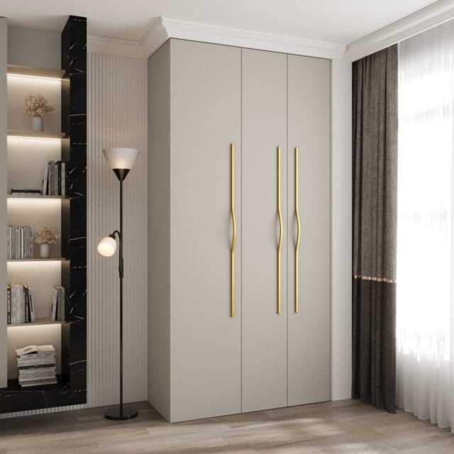 Como II Hinged Door Wardrobe 120cm - Cashmere 120cm - image 1