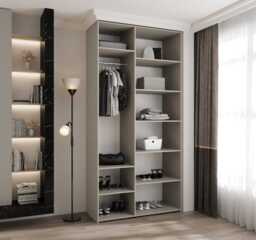 Como II Hinged Door Wardrobe 120cm - Cashmere 120cm - thumbnail 5