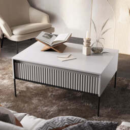 Trend TR-09 Coffee Table 100cm - White Matt 100cm