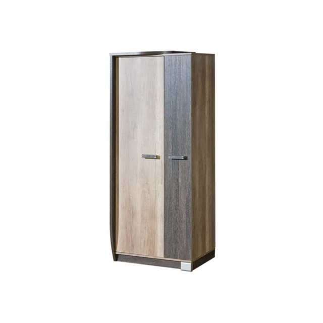 Romero R1 Hinged Wardrobe 80cm - Oak Canyon 80cm Left - image 1