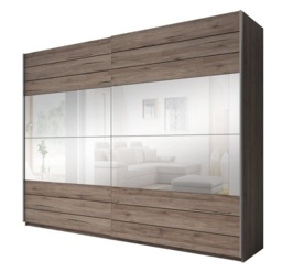 Galaxy Sliding Door Wardrobe [Mirror] - Oak San Remo 270cm - thumbnail 3