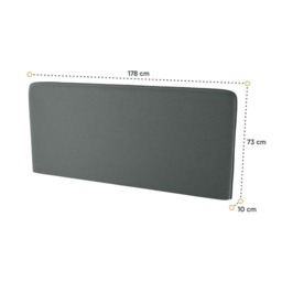 BC-33 Optional Headboard For BC-13 Vertical Wall Bed Concept 180cm - Beige - thumbnail 6
