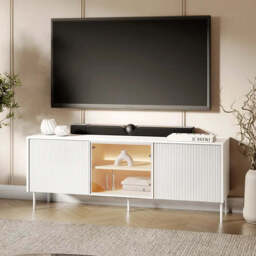Liba TV Cabinet 147cm - White 147cm - thumbnail 1