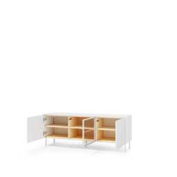 Liba TV Cabinet 147cm - White 147cm - thumbnail 4