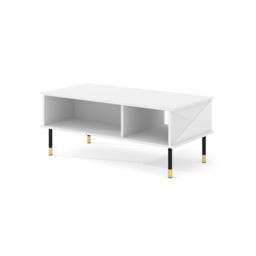 Woody Coffee Table 110cm - White 110cm