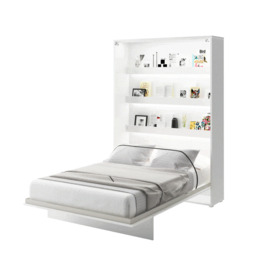 BC-04 Horizontal Wall Bed Concept 140cm - Grey Matt 140 x 200cm - thumbnail 7