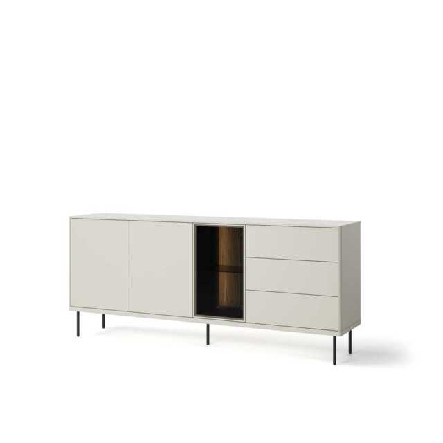 Epiro EP-05 Display Sideboard Cabinet 194cm - Cashmere 194cm - image 1