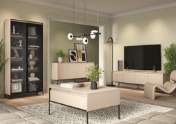 Trend TR-01 Sideboard Cabinet 166cm - Beige 166cm - thumbnail 4