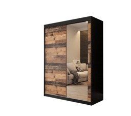 Tilburg II Sliding Door Wardrobe 150cm - Dark Oak 150cm - thumbnail 2