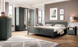 Evora 31 Bed Frame [EU King Size] - Green 160 x 200cm - thumbnail 4