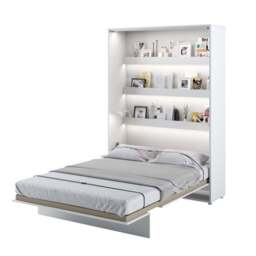 BC-01 Vertical Wall Bed Concept 140cm - White Gloss 140 x 200cm - thumbnail 3