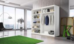 Multi 32 Sliding Door Wardrobe 203cm - White Matt 203cm - thumbnail 5