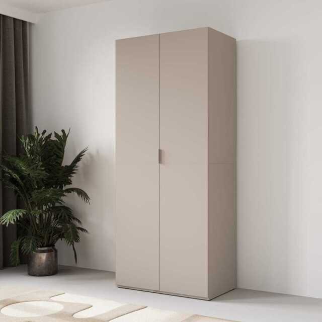 Montana Hinged Door Wardrobe 90cm - Cashmere 90cm - image 1
