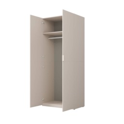 Montana Hinged Door Wardrobe 90cm - Cashmere 90cm - thumbnail 3