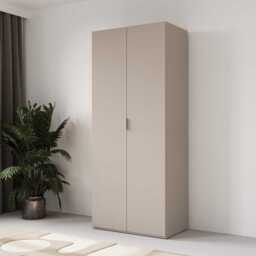 Montana Hinged Door Wardrobe 90cm - Cashmere 90cm - thumbnail 1