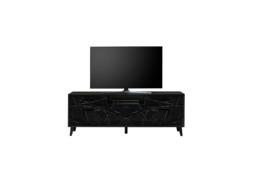 Fina 04 TV Cabinet 186cm - Black 186cm - thumbnail 2