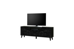 Fina 04 TV Cabinet 186cm - Black 186cm - thumbnail 3
