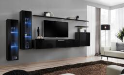 "Switch XI Entertainment Unit For TVs Up To 75"" - Oak Wotan 330cm White" - thumbnail 4