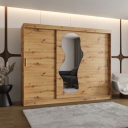 Ultra Sliding Door Wardrobe 250cm - Cashmere 250cm - thumbnail 2