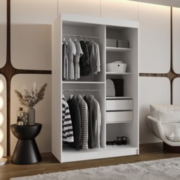 Royal Sliding Door Wardrobe 120cm - Oak Artisan 120cm - thumbnail 8