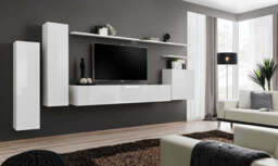 "Switch I Entertainment Unit For TVs Up To 75"" - Black 330cm Black" - thumbnail 4