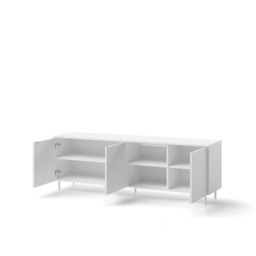 Mila MA-05 TV Cabinet 167cm - White 167cm - thumbnail 2