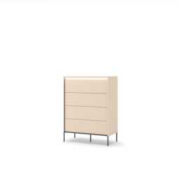Trend TS-04 Chest Of Drawers 93cm - Beige 93cm - thumbnail 4