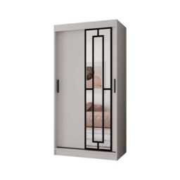 Modena Sliding Door Wardrobe 100cm - Oak Walnut 100cm - thumbnail 5