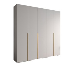 Inova I Hinged Door Wardrobe 250cm - Black 250cm - thumbnail 3