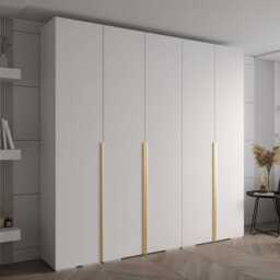 Inova I Hinged Door Wardrobe 250cm - Black 250cm - thumbnail 2