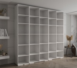 Inova I Hinged Door Wardrobe 250cm - Black 250cm - thumbnail 4