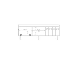 Vasina 08 TV Cabinet 150cm - Oak Castello 150cm - thumbnail 7