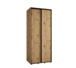 Cannes I Sliding Door Wardrobe 120cm - White 120cm - thumbnail 5