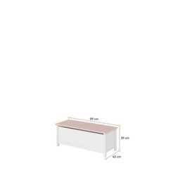 Luna LN-10 Toy Box 99cm - White Matt 99cm - thumbnail 2