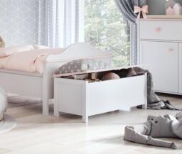 Luna LN-10 Toy Box 99cm - White Matt 99cm - thumbnail 3