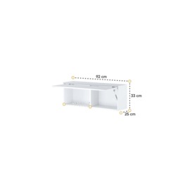 Bed Concept BC-29 Wall Shelf 92cm - Oak Artisan 92cm - thumbnail 8