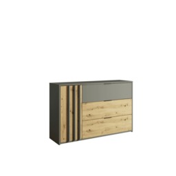 Rimini 46 Chest Of Drawers 125cm - Graphite 125cm - thumbnail 2