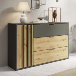 Rimini 46 Chest Of Drawers 125cm - Graphite 125cm