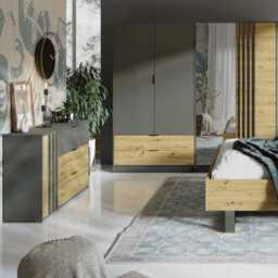 Rimini 46 Chest Of Drawers 125cm - Graphite 125cm - thumbnail 4