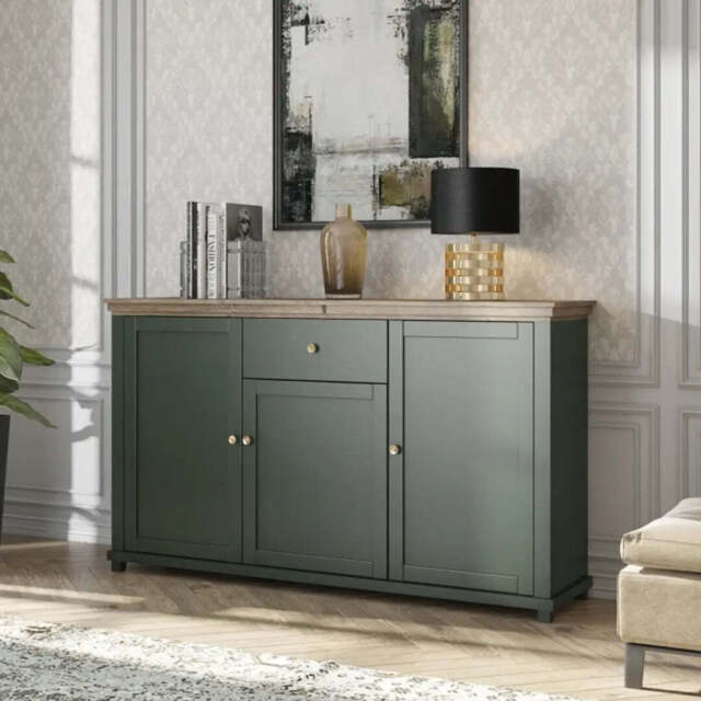 Evora 47 Sideboard Cabinet 160cm - Oak Lefkas 160cm - image 1