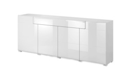 Toledo 25 Sideboard Cabinet 208cm - White Gloss 208cm - thumbnail 2