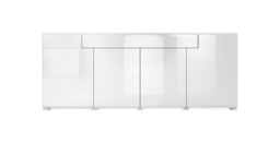 Toledo 25 Sideboard Cabinet 208cm - White Gloss 208cm - thumbnail 3