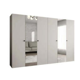Parma II Hinged Door Wardrobe 300cm - Oak Walnut 300cm - thumbnail 5