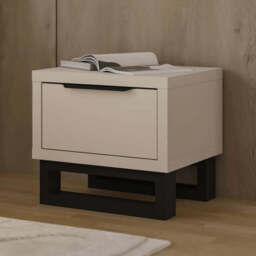 Halle Bedside Table 55cm - Oak Wotan 55cm - thumbnail 2