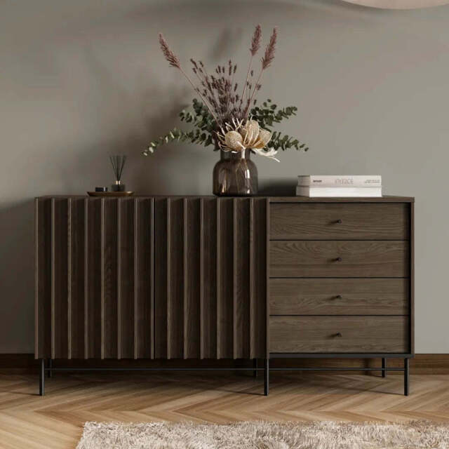 Piemonte PE-07 Sideboard Cabinet 165cm - Portland Ash 165cm - image 1
