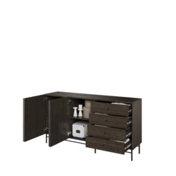 Piemonte PE-07 Sideboard Cabinet 165cm - Portland Ash 165cm - thumbnail 4