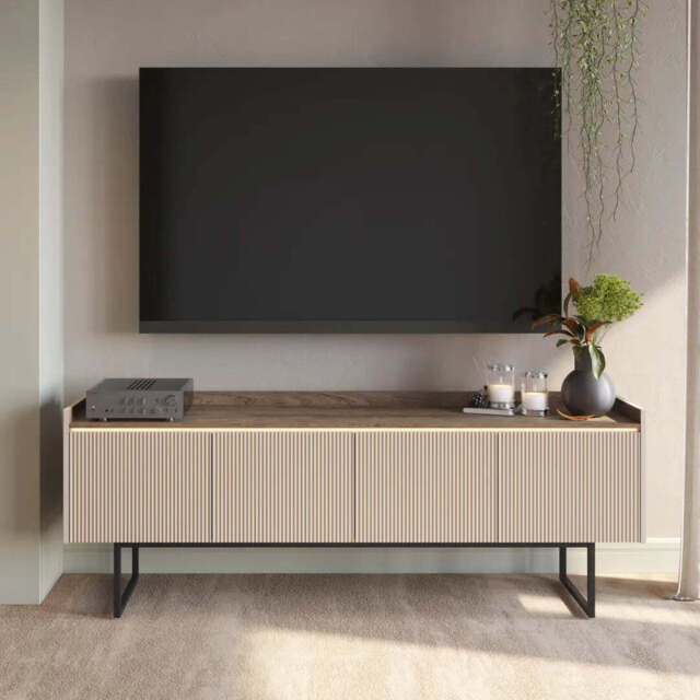Lago LG-05 TV Cabinet 166cm - Beige 166cm - image 1